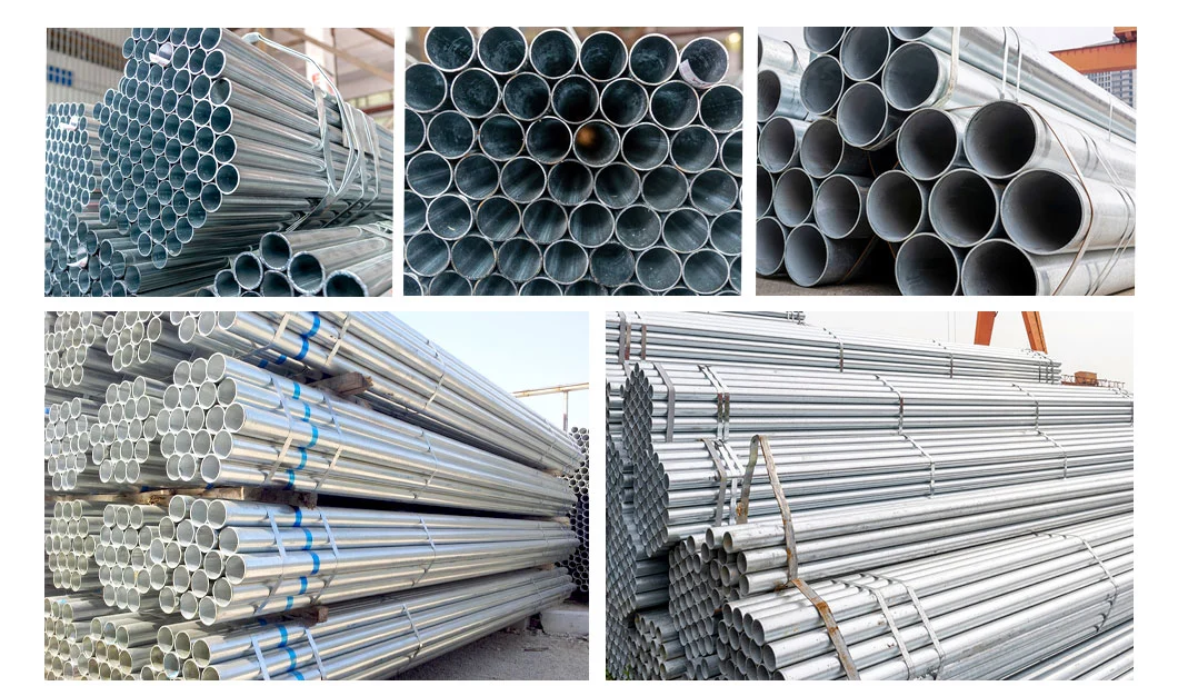 Hot Dipped Gi Round Steel Tubing SGCC, Sgch, G550, Dx51d, Dx52D, Dx53D Pre Galvanized Steel Stainless Steel/Aluminum/Carbon/Copper/Alloy Tube