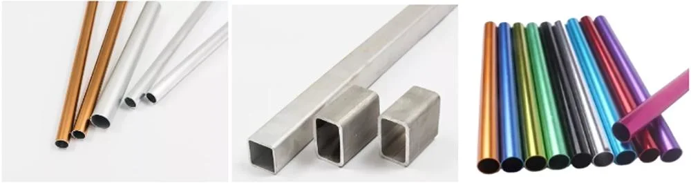 High Strength Alloy Aluminium ASTM 2024 3003 5083 6061 6063 6082 7075 T5 T6 Anodized Round Square Rectangle Color Coated Alloy Aluminum Pipe Tube