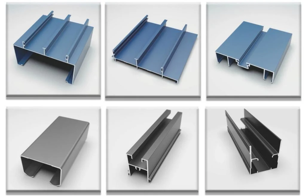 Customized Mill Finished/Powder Coated 6063 T5 Aluminum Profile for Window and Door