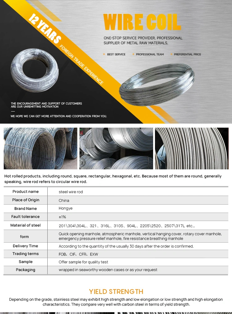 High Quality 2024 1050 1100 6061 Aluminum Wire Rod