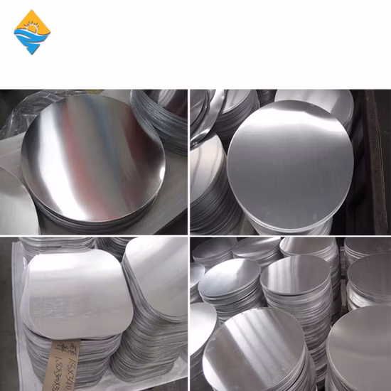 Precision Ground China Manufacturer Stamping 1100/1050/1060/3003/3005/5083/5052/5754/6061/6063/6082/7075 Kitchen Cookware Aluminium/Aluminum Circle for Utensils